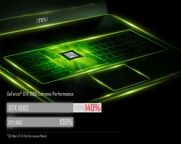 MSI GT75VR Gaming-Notebook mit NVIDIA GeForce GTX 1080 bei computeruniverse